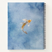 Koi Fish personalized Spiral Notebook Notizblock (Rückseite)