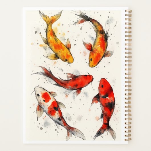 Koi Fish Planer (Rückseite)