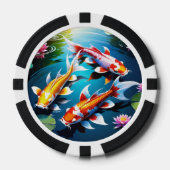 Koi Fish Poker Chips (Vorderseite)