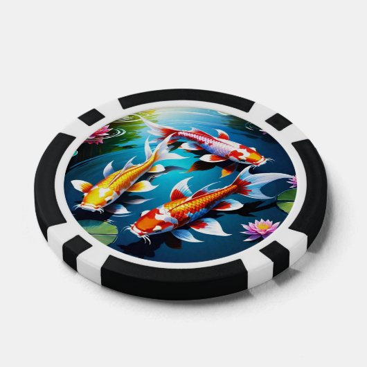 Koi Fish Poker Chips (Einzeln)
