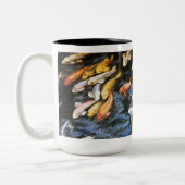 Koi Fish Pond Art Malerei Tasse (Links)