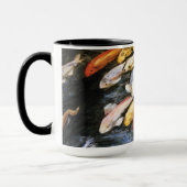 Koi Fish Pond Art Malerei Tasse (Links)