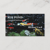 ©Koi Fish Pond Design Build Maintenance Visitenkarte (Vorderseite)