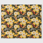 Koi Fish Pond Geschenkpapier (Flach)