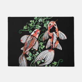 Koi Fish Pond Kois Ivy Japanese Fishpond Fußmatte