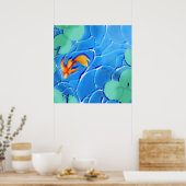 Koi Fish Pond Poster (Küche)