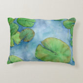 Koi Fish Pond watercolor Dekokissen (Rückseite)