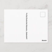 Koi Fish Pond Watercolor Postcard Postkarte (Rückseite)