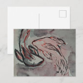 Koi Fish Postacrd Postkarte (Vorne/Hinten)