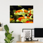 koi Fish Poster (Heimbüro)