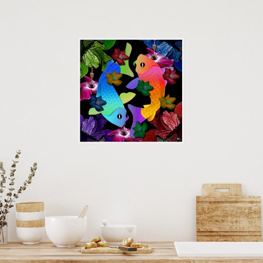 Koi Fish Poster (Küche)