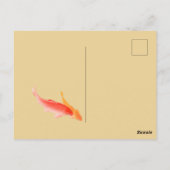 Koi Fish Postkarte (Rückseite)