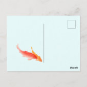 Koi Fish Postkarte (Rückseite)