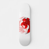 Koi Fish: Red Dot Skateboard (Vorne)