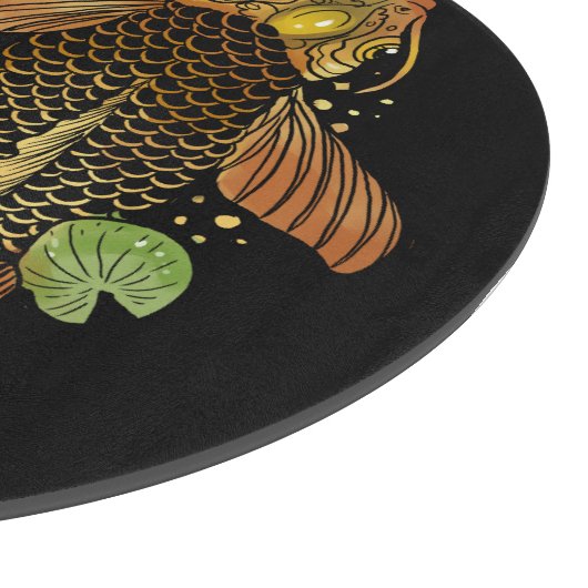 Koi Fish Schneidebrett (Ecke)