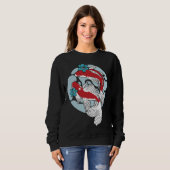 Koi Fish Schwimmen Sweatshirt (Vorne ganz)