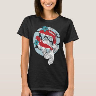 Koi Fish Schwimmen T-Shirt
