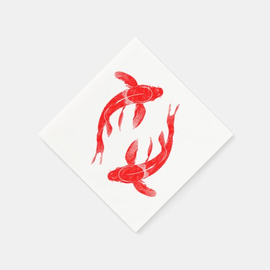 Koi Fish Serviette (Ecke)
