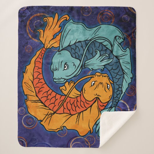 Koi Fish Sherpadecke (Vorderseite)