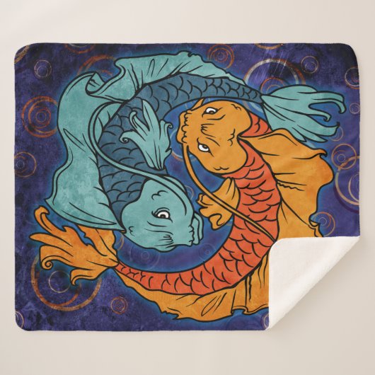 Koi Fish Sherpadecke (Vorderseite (Horizontal))