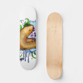 Koi Fish Skateboard (Vorderseite)