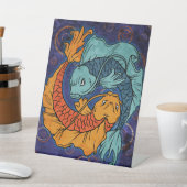 Koi Fish Sockelschild (In SItu)