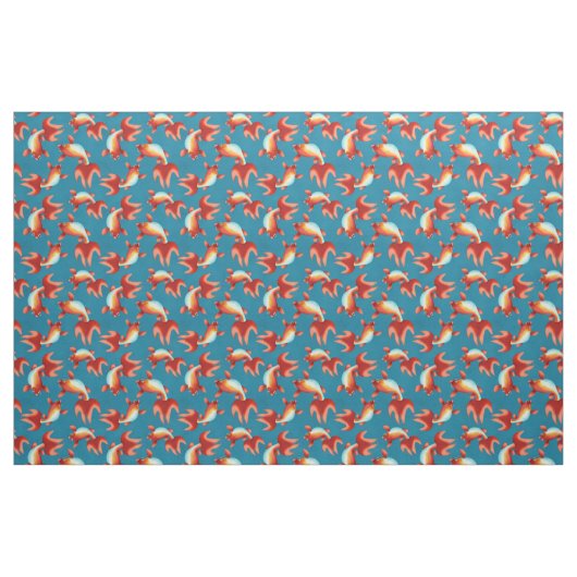 Koi Fish Stoff (Fat Quarter (45,7 x 55,9 cm))