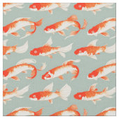 Koi Fish Stoff (Nahaufnahme)