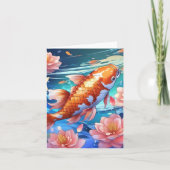 Koi Fish Study P Karte (Vorderseite)