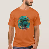 Koi Fish "SWIMMING IN FRIEDEN" T-Shirt (Vorderseite)