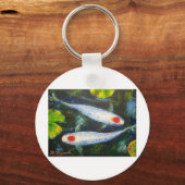 Koi Fish Tancho Kohaku Schlüsselanhänger (Vorderseite)