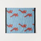 KOI FISH Tapestry Wandteppich (Vorderseite (Horizontal))