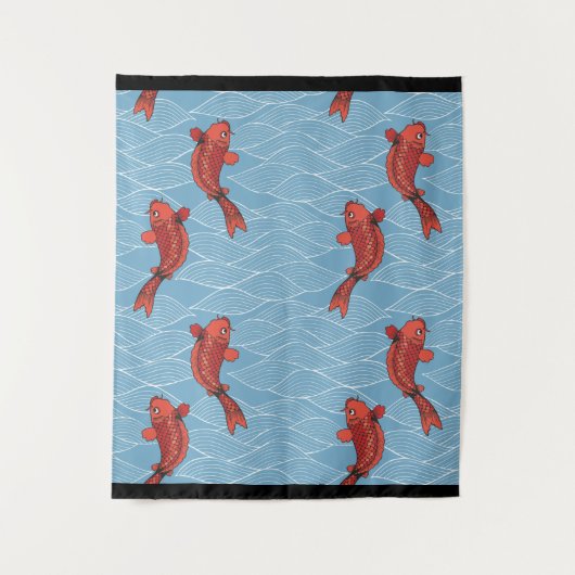 KOI FISH Tapestry Wandteppich (Vorderseite)