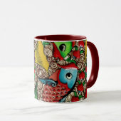 Koi Fish Tasse (VorderseiteRechts)
