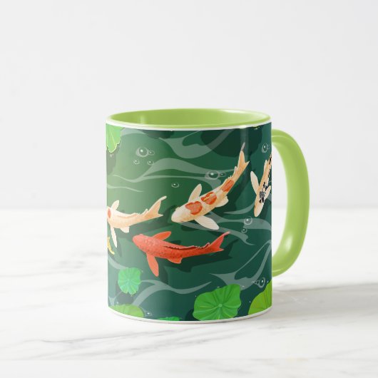 Koi Fish Tasse (VorderseiteRechts)