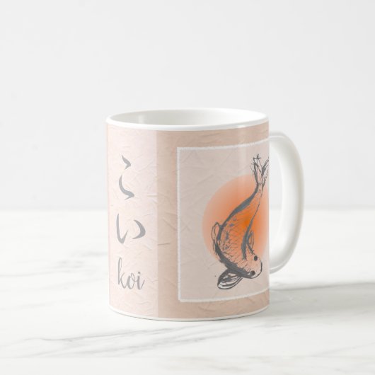 Koi Fish Tasse (VorderseiteRechts)