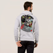 Koi Fish Tattoo Hoodie (Schwarz voll)