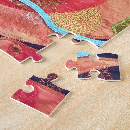 Koi Fish Textile Art Puzzle (Seite)