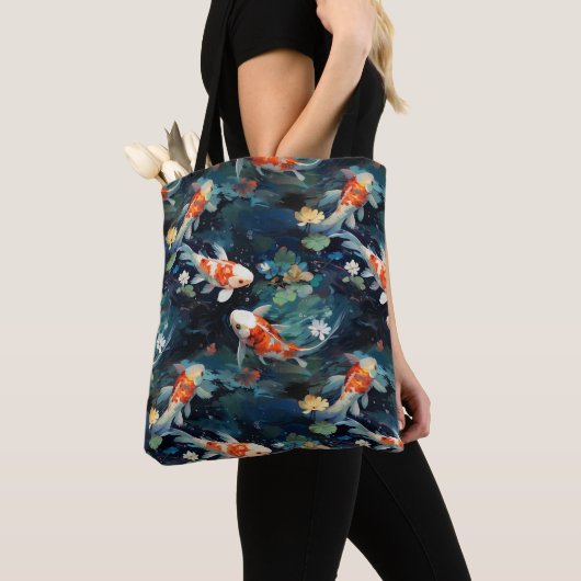 Koi Fish Tote Bag Tasche (Von Nahem)