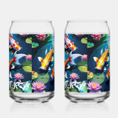 Koi Fish Trinkbehälter Set Dosenglas (Links)
