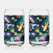 Koi Fish Trinkbehälter Set Dosenglas (Rechts)
