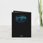 Koi Fish Vielen Dank Karte (Rückseite)