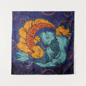 Koi Fish Wandteppich (Vorderseite (Horizontal))