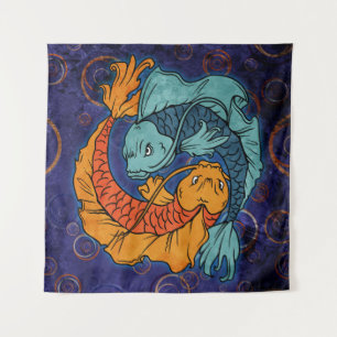 Koi Fish Wandteppich