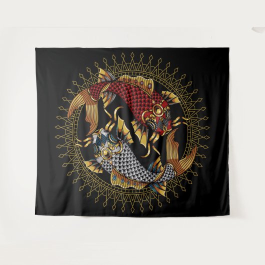 Koi Fish Wandteppich (Vorderseite (Horizontal))