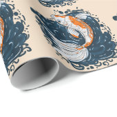 Koi Fish Water Biegemeister Geschenkpapier (Rolleneckpunkt)