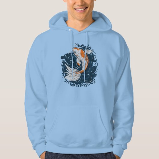Koi Fish Water Biegemeister Hoodie (Vorderseite)
