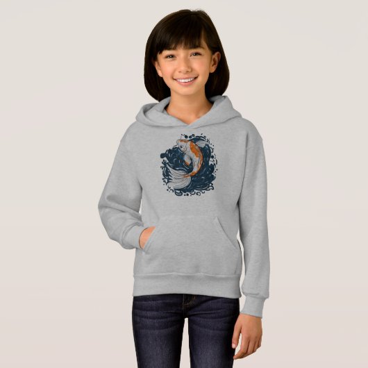 Koi Fish Water Biegemeister Hoodie (Vorne ganz)