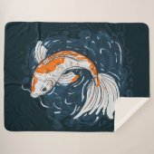 Koi Fish Water Biegemeister Sherpadecke (Vorderseite (Horizontal))