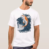 Koi Fish Water Biegemeister T-Shirt (Vorderseite)